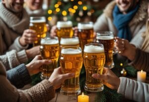 Read more about the article Sådan skaber du den perfekte stemning med ølglas til julefrokosten